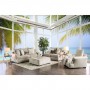 SHELTER ARM SOFA AND LOVE SET